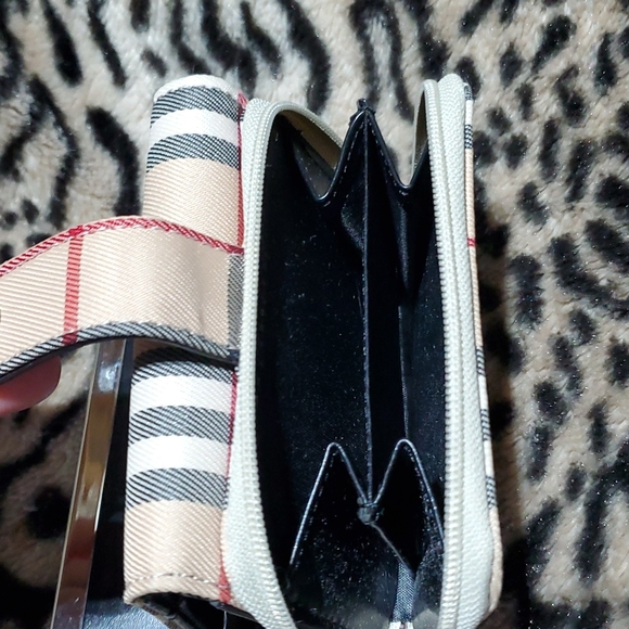 cute pocket plaid wallet - Picture 3 of 3